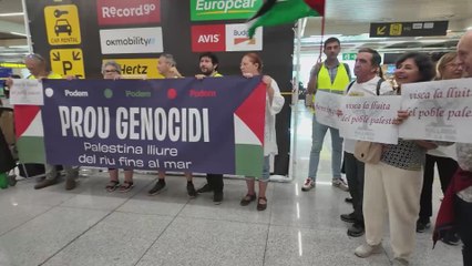 La activista Reyes Rigo regresa a Palma tras ser liberada por Israel