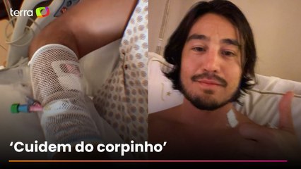 Tiago Iorc atualiza estado de saúde após procedimento na coluna: ‘Acordei com 50% menos dor’