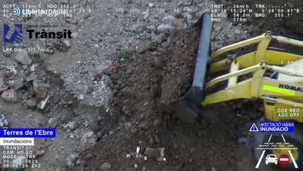 Lluvias torrenciales obligan a cortar carreteras en el sur de Tarragona