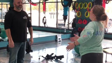 Girl overcomes stroke after more than two years and learns to walk again