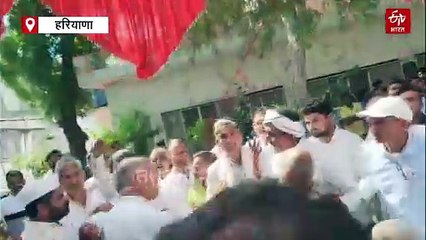 चरखी दादरी में कांग्रेस में दिखी रार, मंच पर बैठने को लेकर हुआ हंगामा, प्रदेश अध्यक्ष और सह प्रभारी मौके पर थे मौजूद