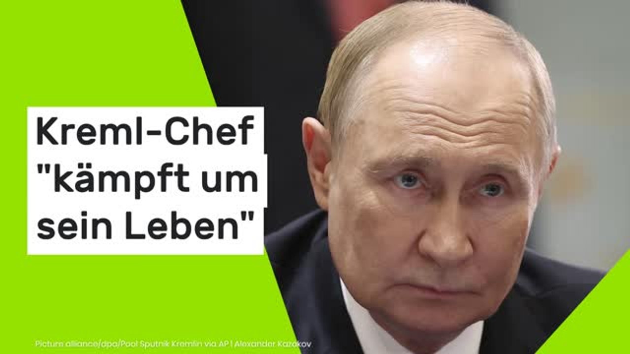 Wladimir Putin: Kreml-Chef 'kämpft um sein Leben' - Estlands Außenminister warnt