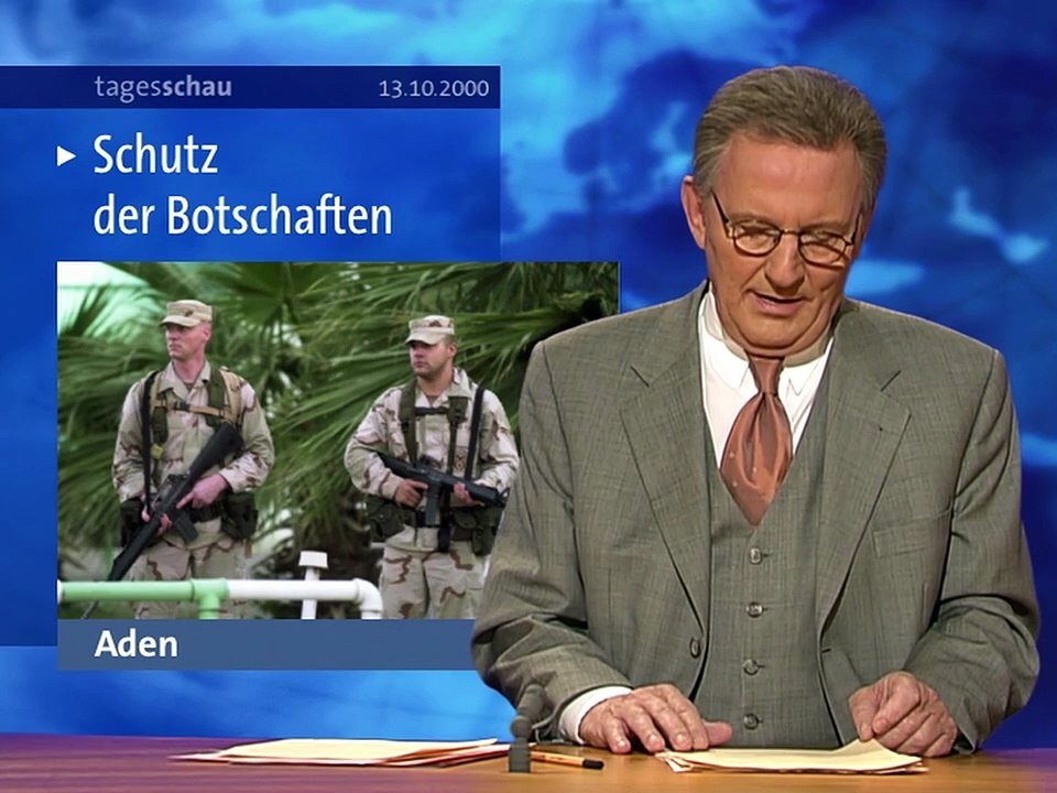 Tagesschau vor 25 Jahren (13. Oktober 2000)