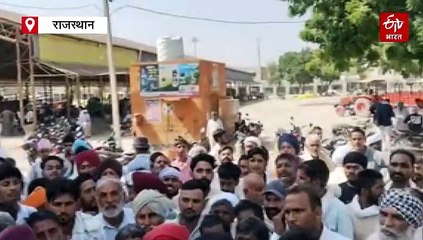 डीएपी की किल्लत: अनूपगढ़ धान मंडी में तड़के से लंबी कतारें और आपस में उलझे किसान