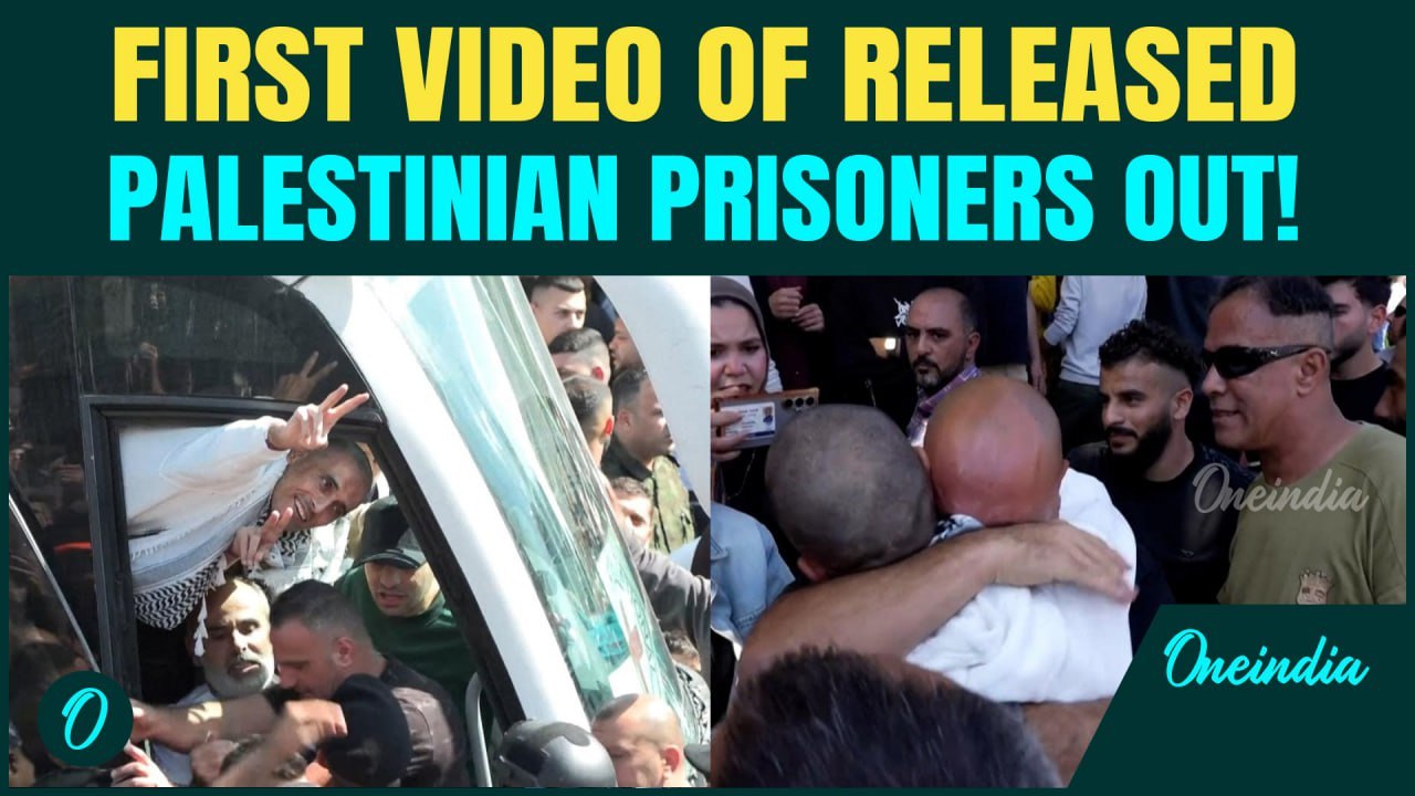 SHOCKING First Video of Palestinian Prisoners Released by Israel| HUGE CELEBRATION Breaks Out