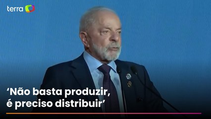 Lula diz que fome é ‘irmã da guerra’ e defende colocar pobres no orçamento