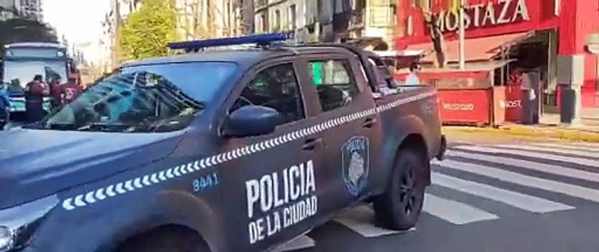 Choque múltiple en el centro porteño: tres heridos hospitalizados