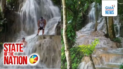 Banti Falls sa Nueva Vizcaya, atraksyon dahil sa kakaibang rock formation | SONA