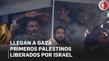 Llegan a Gaza los primeros presos palestinos liberados por Israel