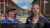 Si chiude l'Expo al Padiglione Italia, le torce olimpiche consegnate a Kostner e Caironi