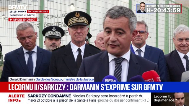La classe politique semble penser à ses petites ambitions personnelles , regrette Gérald Darmanin, garde des Sceaux