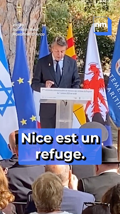 "Nice est un refuge" : voici les images des commémorations du 7 octobre à la colline du château