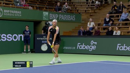 Stockholm - Müller n'a résisté qu'un set face à Kecmanovic