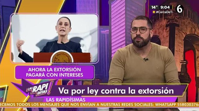 Claudia Sheinbaum anuncia ley contra la extorsión