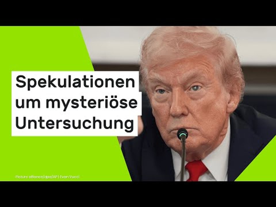 Donald Trump: Wirbel um 2 Worte im Arztbericht - Spekulationen um mysteriöse Untersuchung