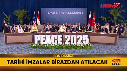 Gazze için tarihi imzalar atıldı!