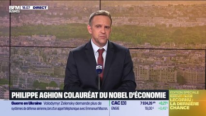 Marc Ferracci (ancien ministre) : Philippe Aghion, colauréat du Nobel d'Économie - 13/10