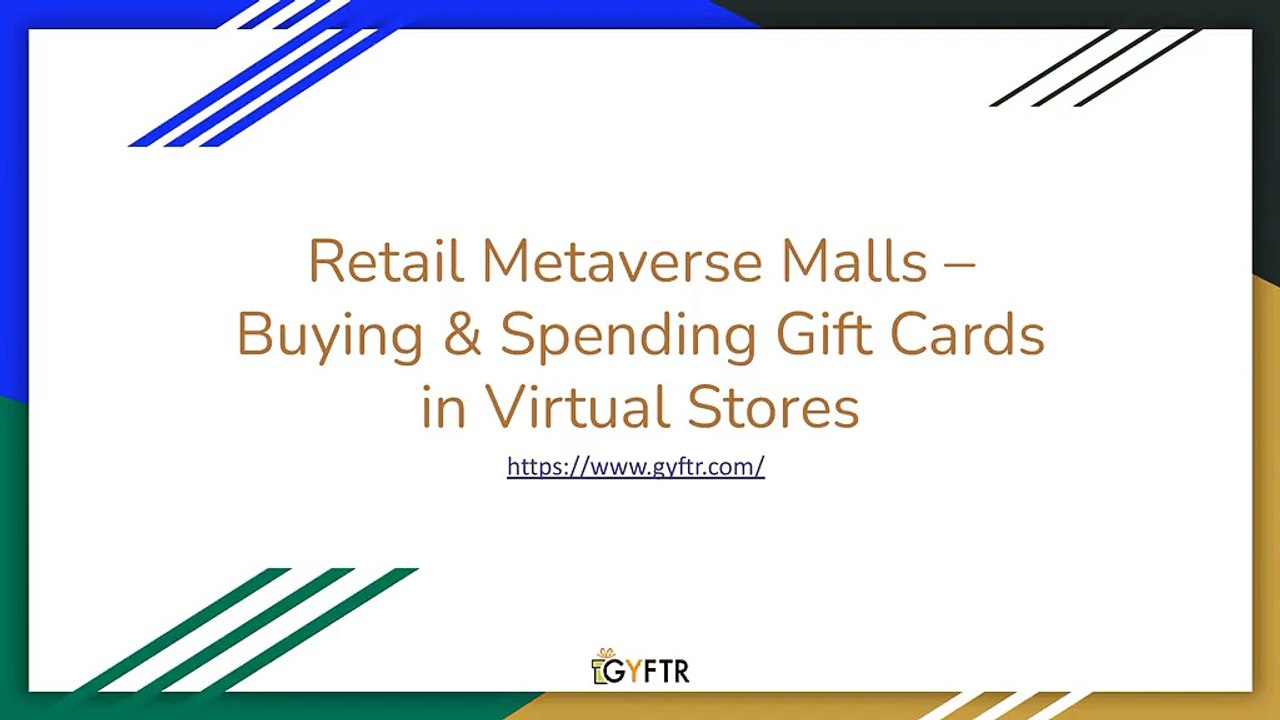 Retail Metaverse Malls – Buying & Spending Gift Cards in Virtual Stores
