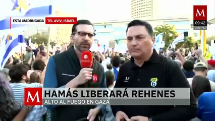 Primeras imágenes de la liberación de rehenes por Hamás