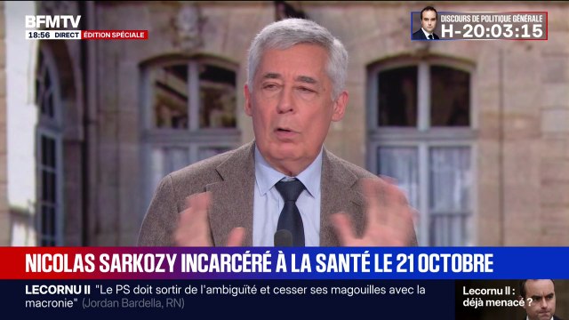 Nicolas Sarkozy incarcéré: C'est quand même un ébranlement de nos institutions , déclare Henri Guaino, ancien conseiller spécial du président à l’Élysée