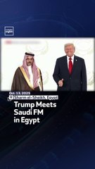 Trump Meets Saudi FM In Egypt