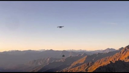 In Alto Adige i droni cargo raggiungono i rifugi più sperduti