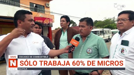 ¿POR QUÉ HAY POCOS MICROS CIRCULANDO EN SANTA CRUZ? ESTA ES LA RAZÓN