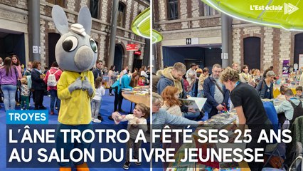L’âne Trotro a fêté ses 25 ans au Salon du livre jeunesse ce dimanche 12 octobre