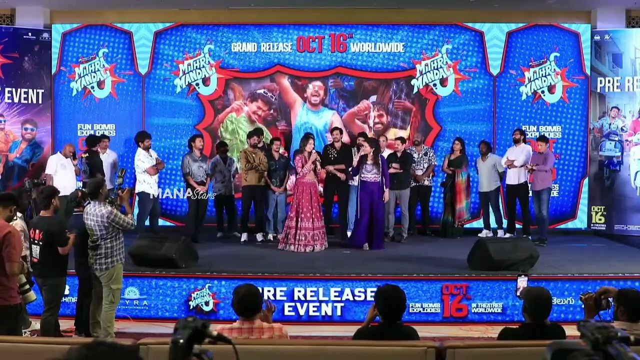 Actress Niharika NM Speech @ #MithraMandali Pre-Release Event