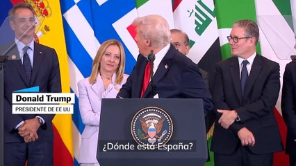 Trump: ¿Estáis trabajando con él (Pedro Sánchez) en lo que respecta al PIB?