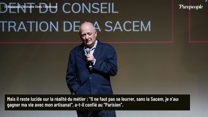"Sans la Sacem, je n'aurais pas pu gagner ma vie" : Un grand nom de la chanson française avoue vivre confortablement