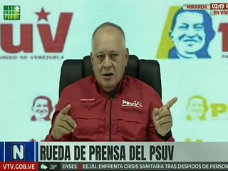 Sec. Gral. del PSUV Cabello: Estamos sometidos a una guerra desde que llegó el Comandante Chávez