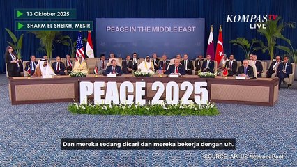 Prabowo Saksikan Detik-detik Kesepakatan Damai Gaza Diteken Trump, El-Sisi hingga Erdogan