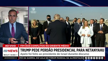 Trump pede que presidente de Israel perdoe Benjamin Netanyahu | TEMPO REAL