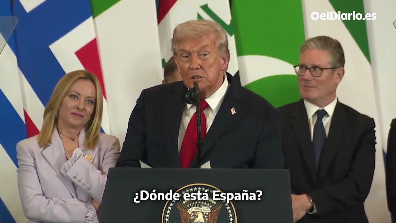 Trump, a Sánchez: “¿Estáis trabajando sobre el tema del PIB? Nos acercaremos, pero estáis haciendo un fantástico trabajo”