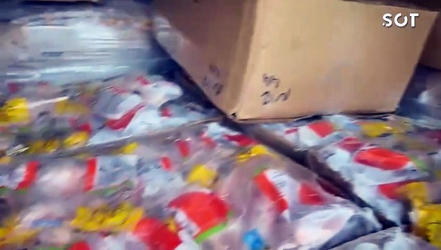 Operação conjunta da Receita Federal e Polícia Federal apreende R$1,5 milhão em eletrônicos ocultos em carga de frangos congelados