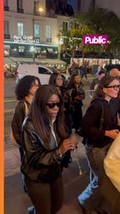 Romy (Secret Story) arrive à l'avant-première du film Chien 51