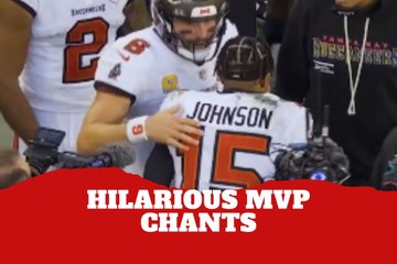 Baker Mayfield MVP chants from Buccaneers fans had Tez Johnson creating a humorous confusion