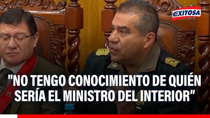 Gabinete de José Jerí: Óscar Arriola asegura que desconoce quién será el nuevo ministro del Interior
