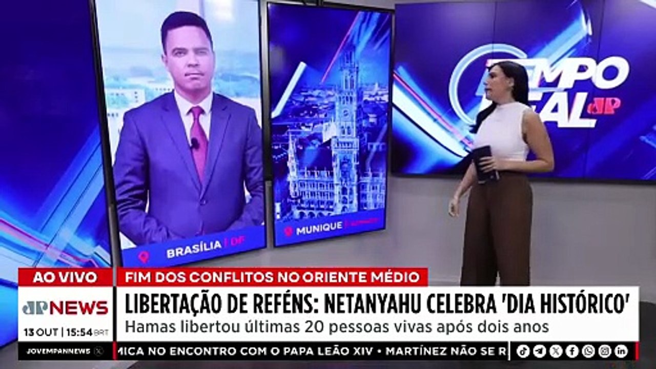 Últimos 20 reféns de Israel vivos são libertados pelo Hamas após 2 anos | TEMPO REAL