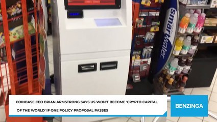 Coinbase CEO Brian Armstrong Says US Won't Become 'Crypto Capital Of The World' If One Policy Proposal Passes