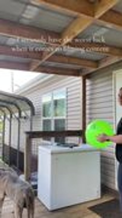 Ball Accidentally Knocks Phone Over After Woman Kicks it