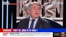 "Pour moi, ce serait totalement cohérent que les députés LR censurent", en cas d'abrogation de la réforme des retraites, affirme Franck Louvrier, maire "Les Républicains" de La Baule