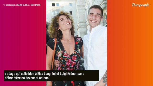 Luigi Kröner, le fils d'Elsa Lunghini qu'elle a eu avec un célèbre chanteur n'avait pas prévu d'être acteur : il a mené une autre carrière pendant 15 ans