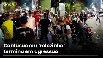 PM é agredido por motociclistas durante abordagem no ABC paulista
