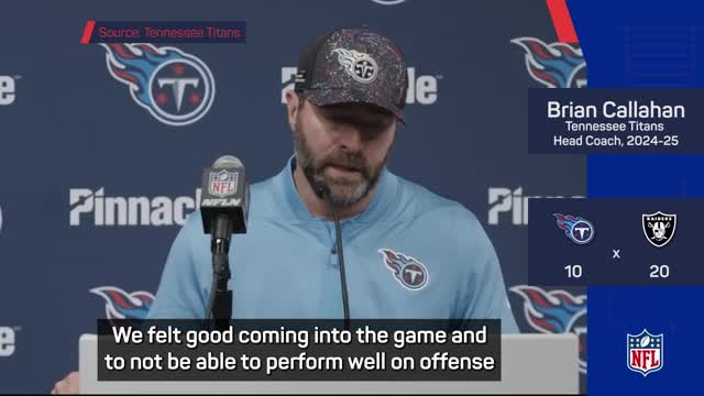 'Incredibly discouraged' - Brian Callahan's last words as Titans boss