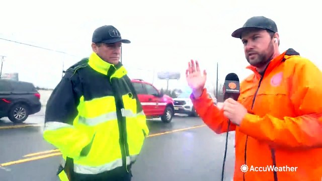 First responders rescue multiple people and urge caution as high water hits the Jersey Shore
