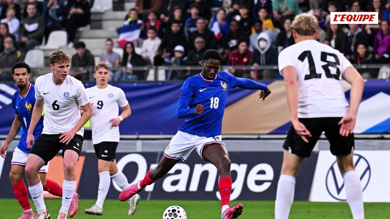 L'équipe de France Espoirs enchaîne avec un nouveau carton contre l'Estonie - Foot - Qualif. Euro Espoirs