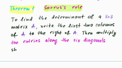 Dan Herbatschek -  Formulas for Determinant