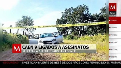 Detienen a 9 miembros de célula criminal en Edomex